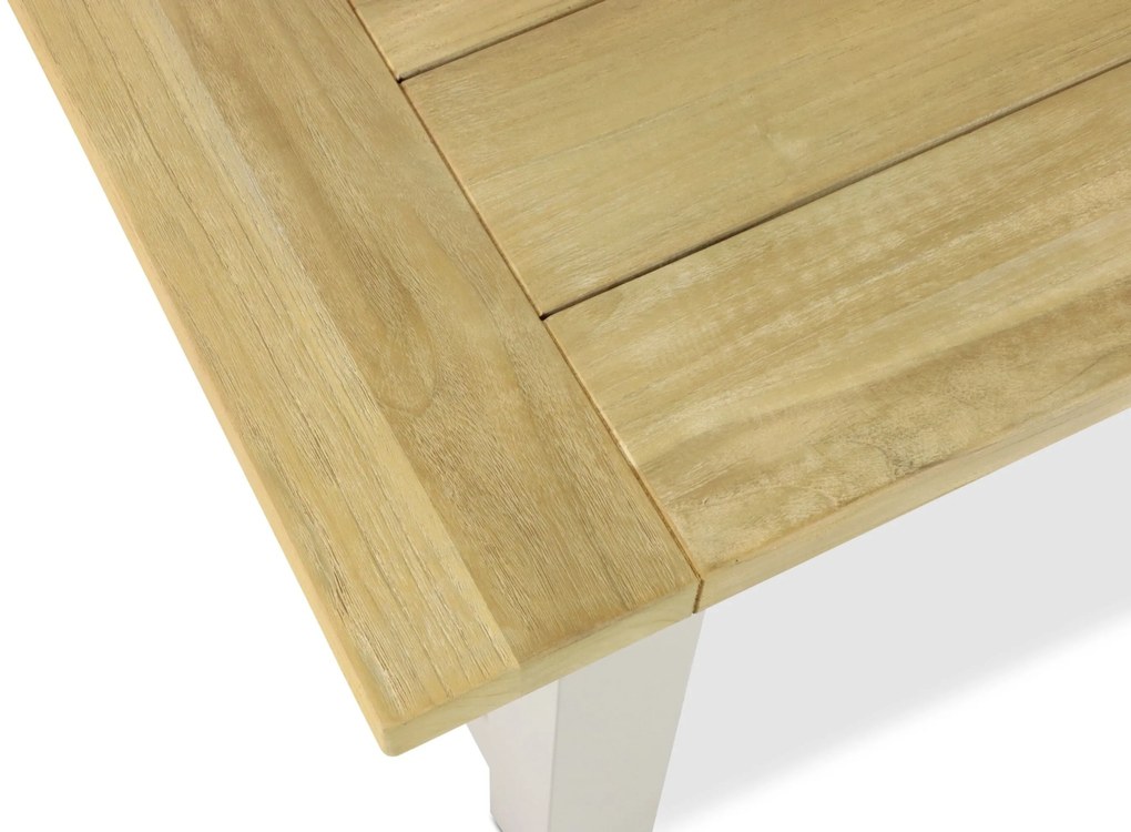 Tuinset 6 personen 260 cm Kunststof Taupe Lifestyle Garden Furniture Salina/San
