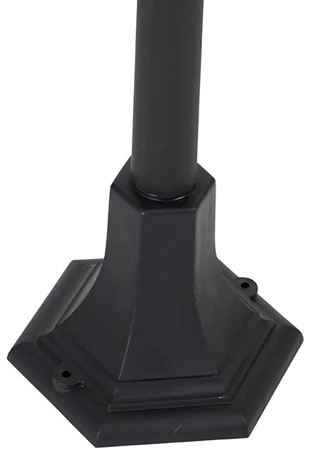 Smart lantaarn zwart 122 cm incl. Wifi ST64 - New Haven