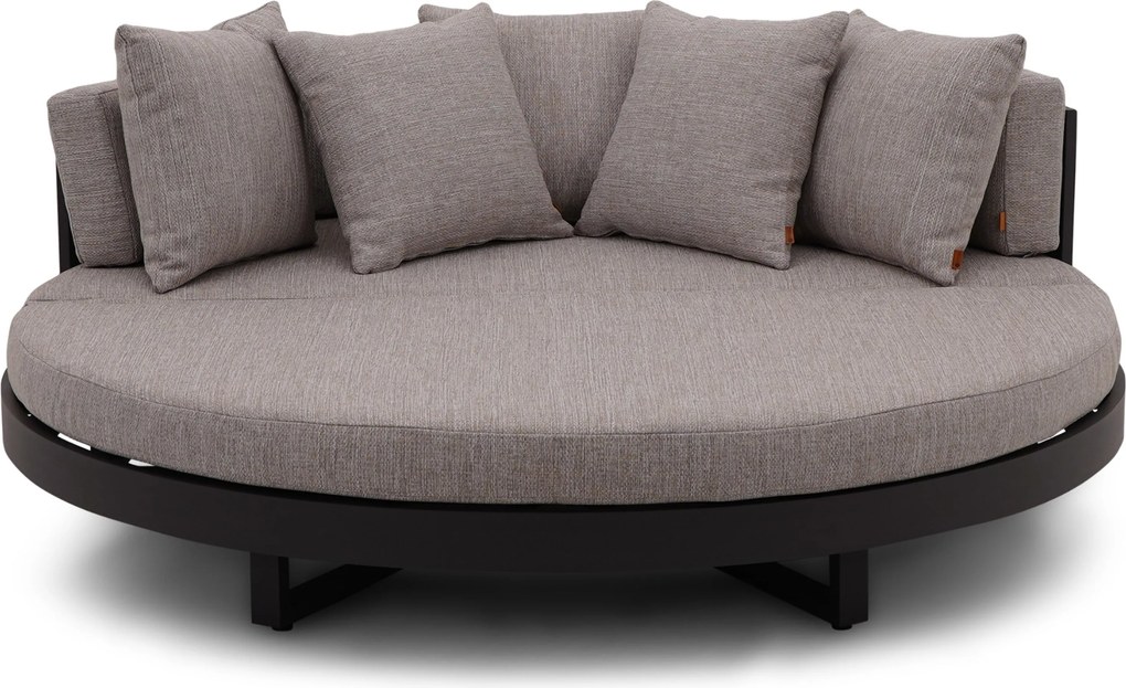 Santika Furniture Santika Lakeview Daybed Antraciet Aluminium Taupe