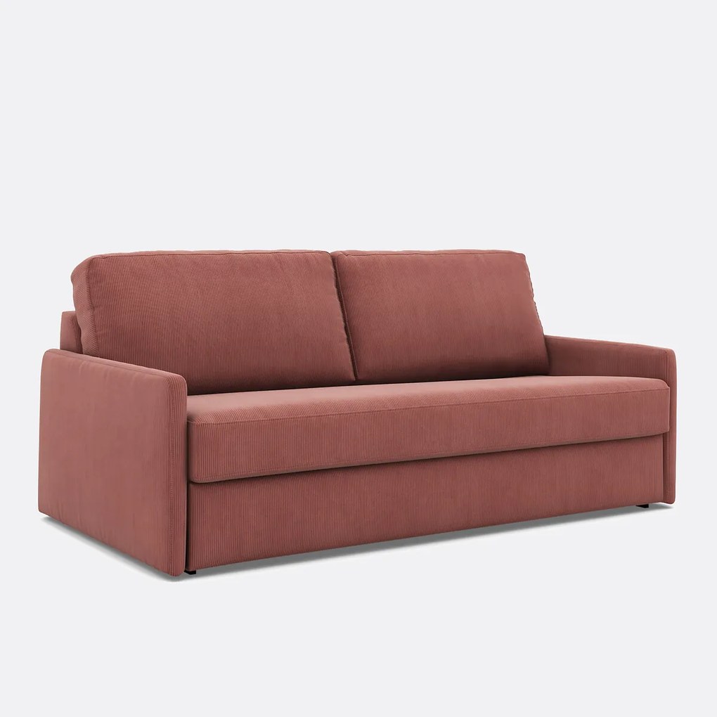 Slaapbank van fijn ribfluweel, Premium HR, Marta