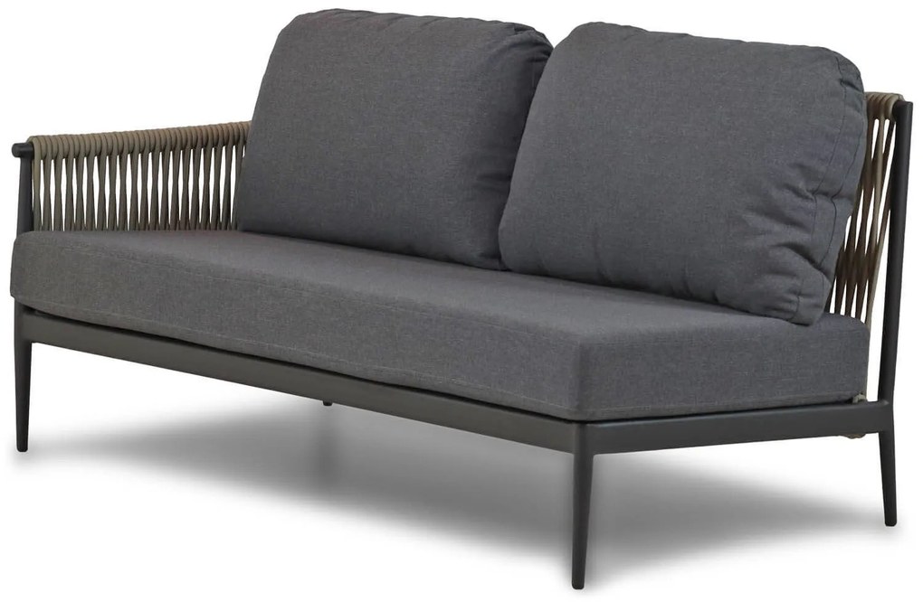 Hoek loungeset 5 personen Aluminium/Rope Taupe  Coco Romeo/Ralph