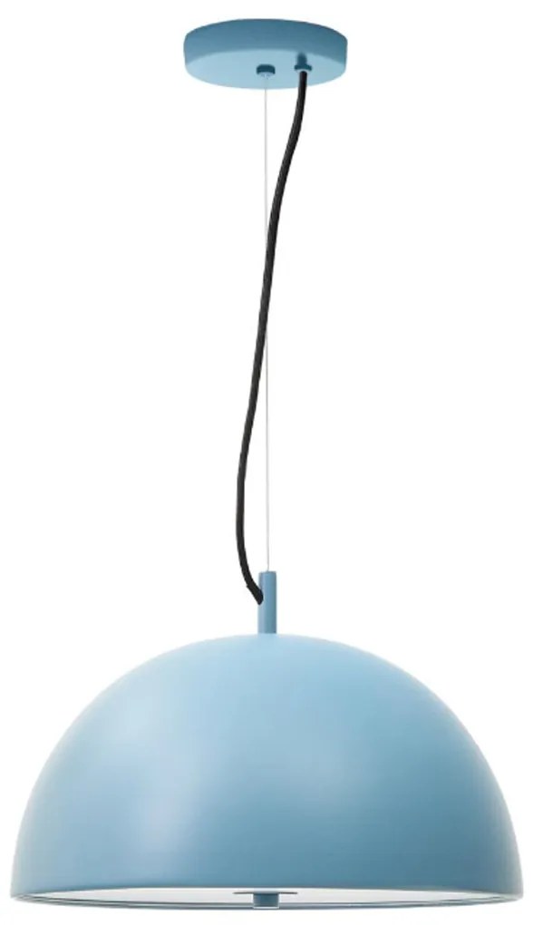 Kave Home Catlar Design Hanglamp Blauw Metaal