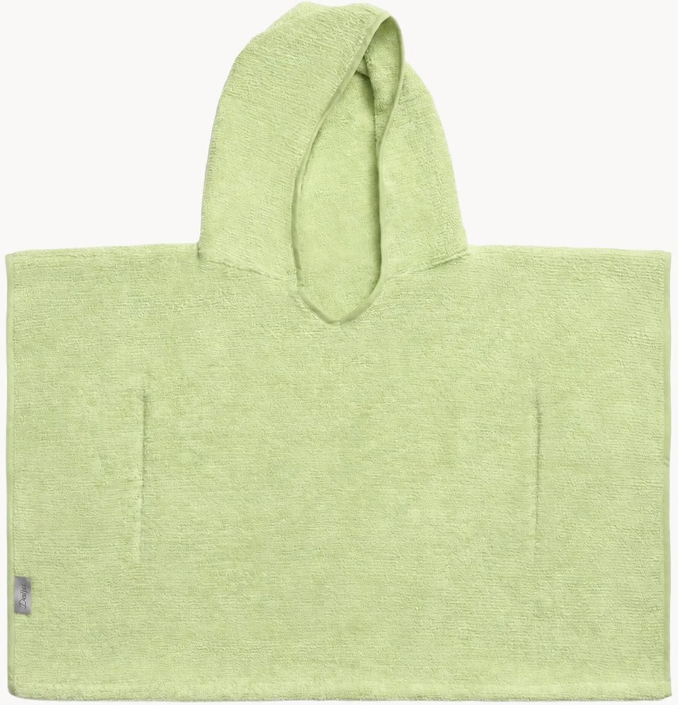 Katoenen kinderponcho Pistachio