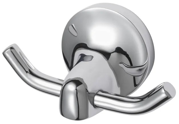 Haceka Aspen Handdoekhaak - dubbel - rond - chroom 1208526