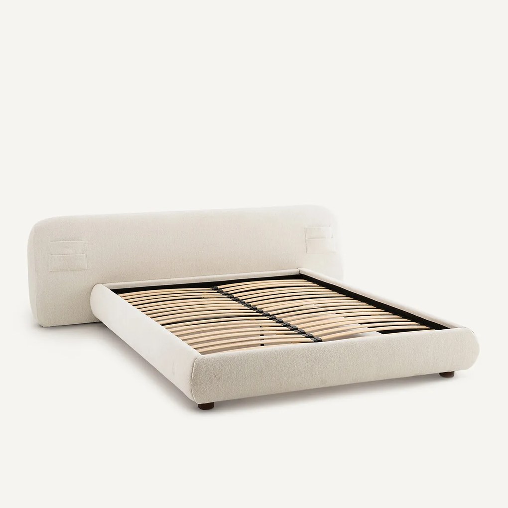 Nuvole gewatteerde 2-zits bouclette bedframe
