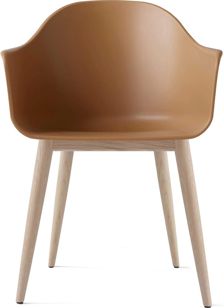 Menu Harbour Chair stoel khaki met onderstel naturel eiken