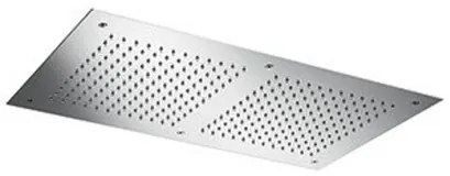 Hotbath Mate inbouwhoofddouche 38x70cm rechthoek chroom hoogglans M205CR