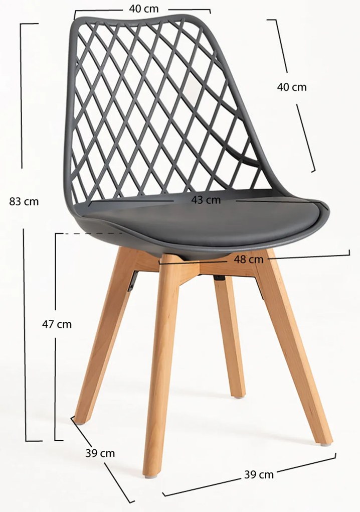 Pak 4 Mima Stoelen