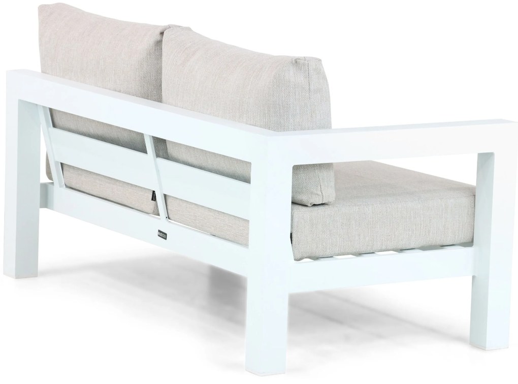 Hoek loungeset 5 personen Aluminium Wit Lifestyle Garden Furniture Luca