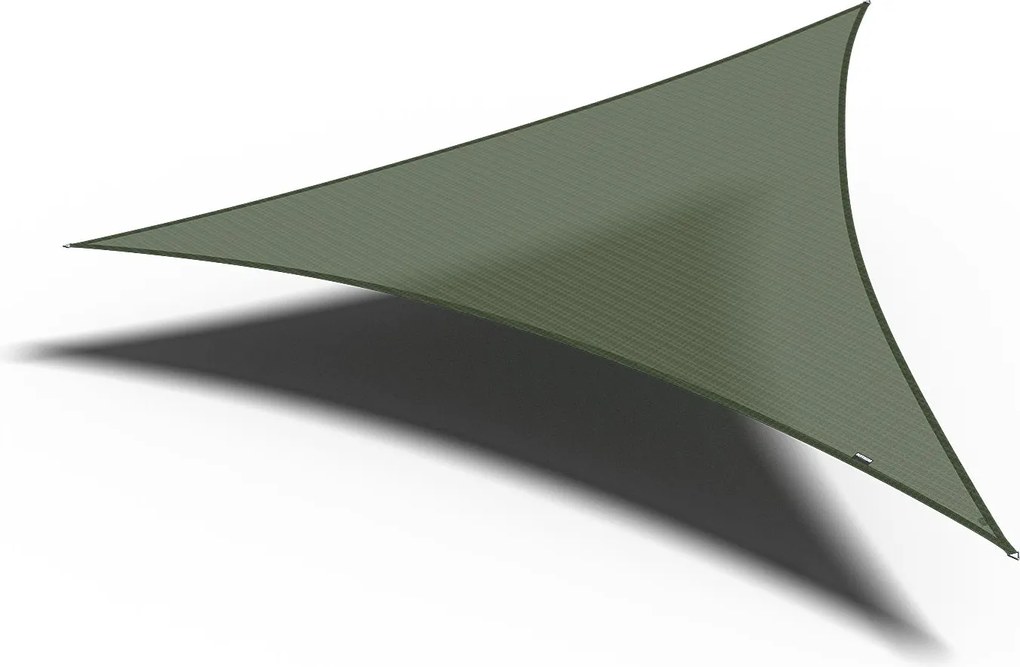Platinum schaduwdoek Coolfit - driehoek - 360 op 360 op 360 cm - olijfgroen