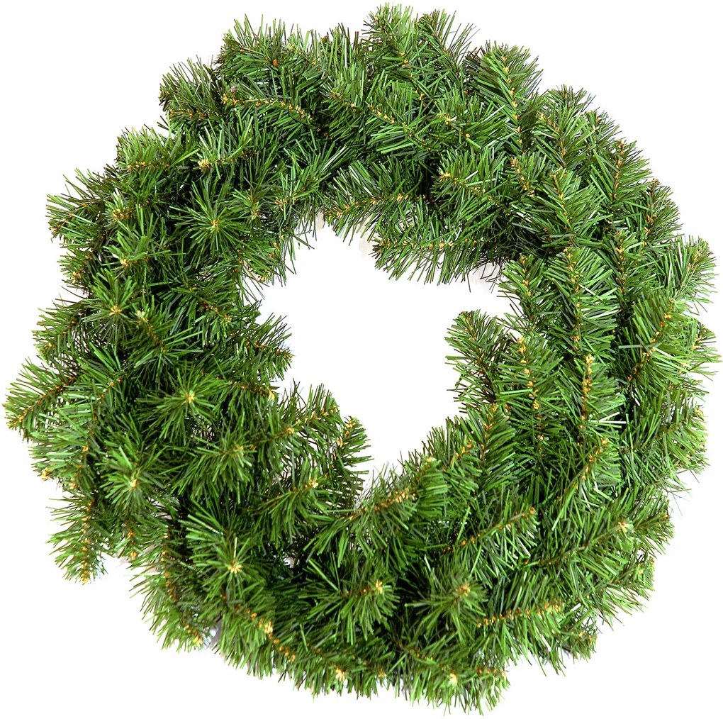 Kerstkrans"Conway"- groen - Diameter 70 cm