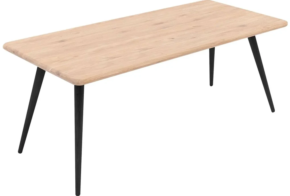 Goossens Eettafel Bjarte, Rechthoekig 200 x 90 cm