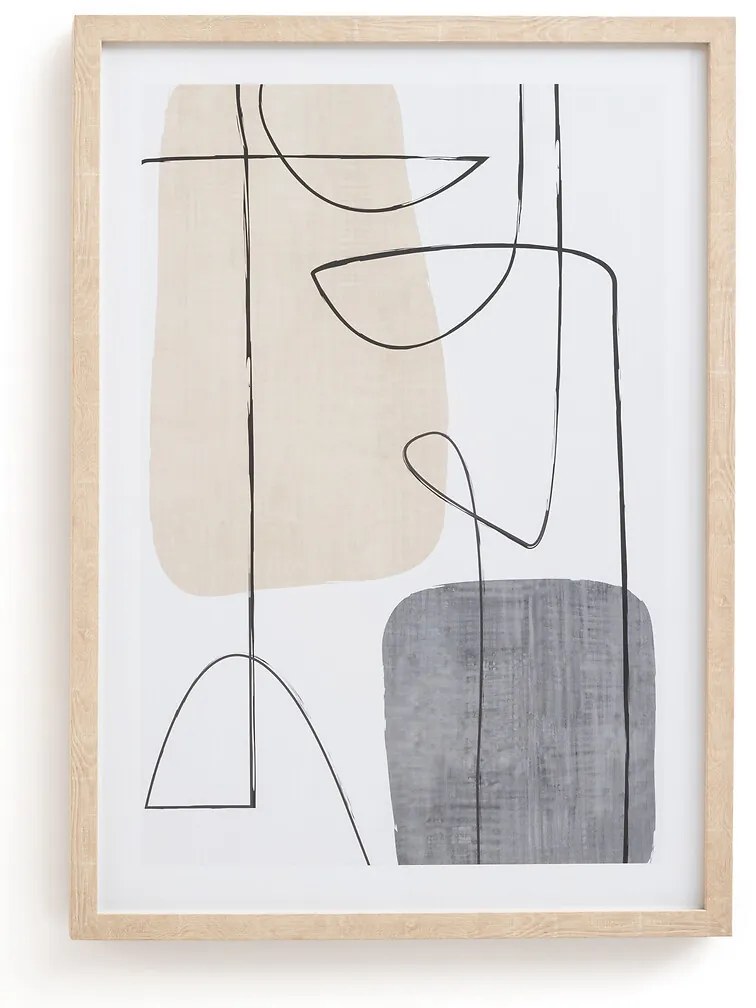 Bedrukte affiche in kader 50x70 cm, Saya