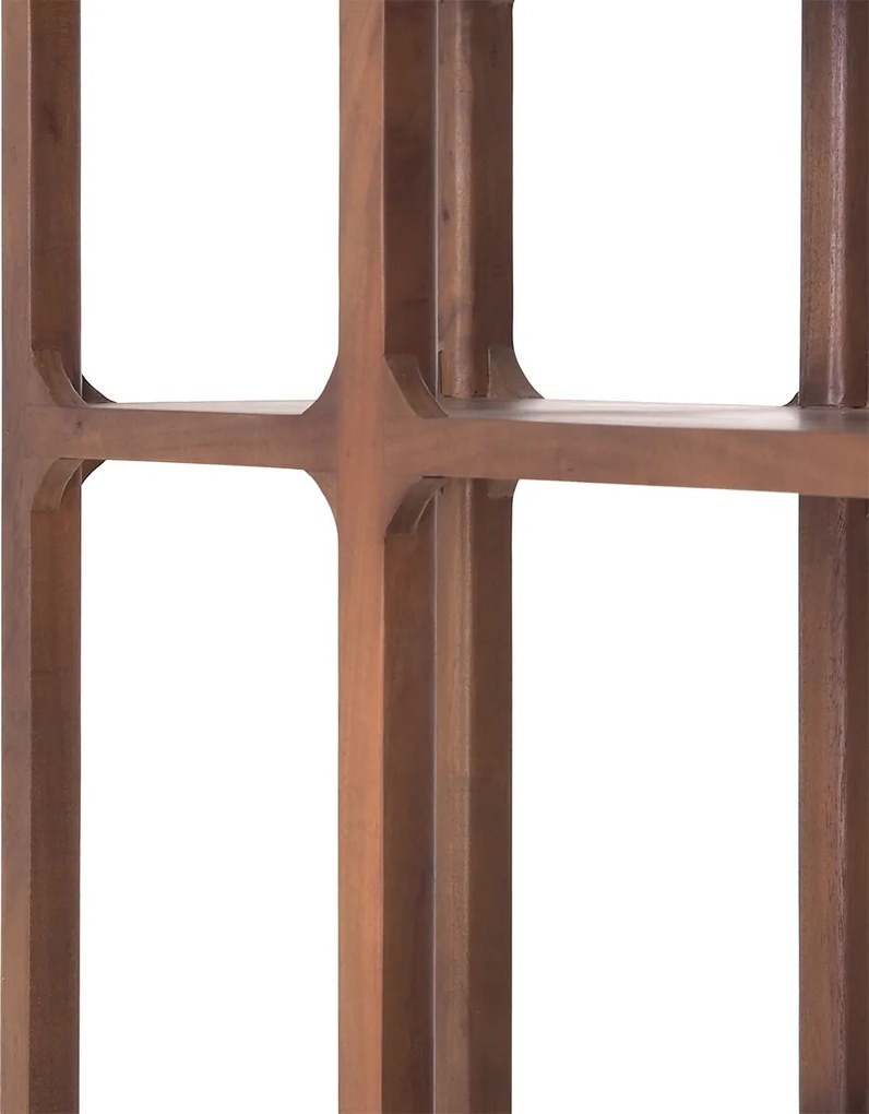 Open Kast Bruin - 90x30x175cm.