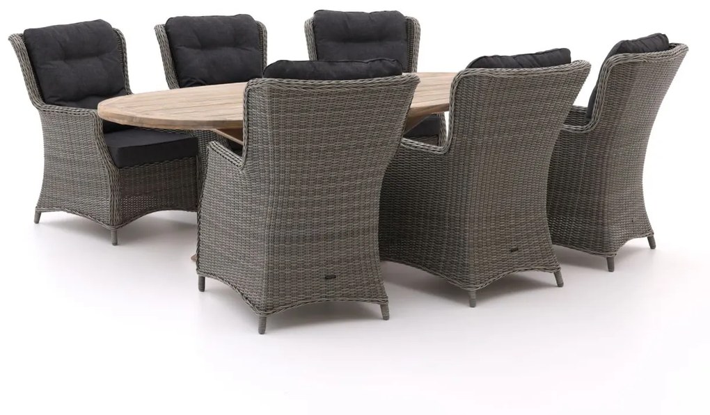 Diningset Intenso  | 6 personen | Tuinset teakhout | 7-delig | 240x120cm | Kees Smit Tuinmeubelen