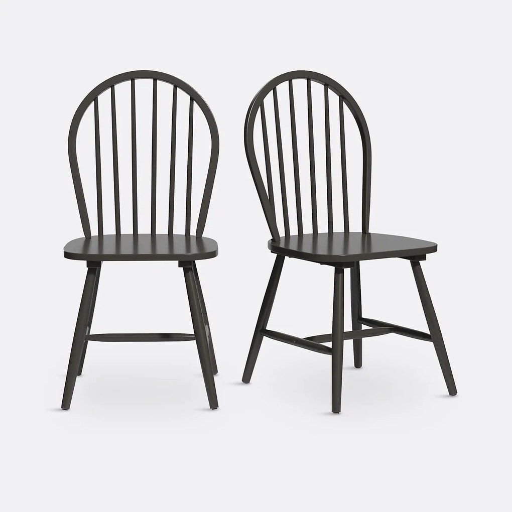 Set van 2 stoelen met spijlen, Windsor