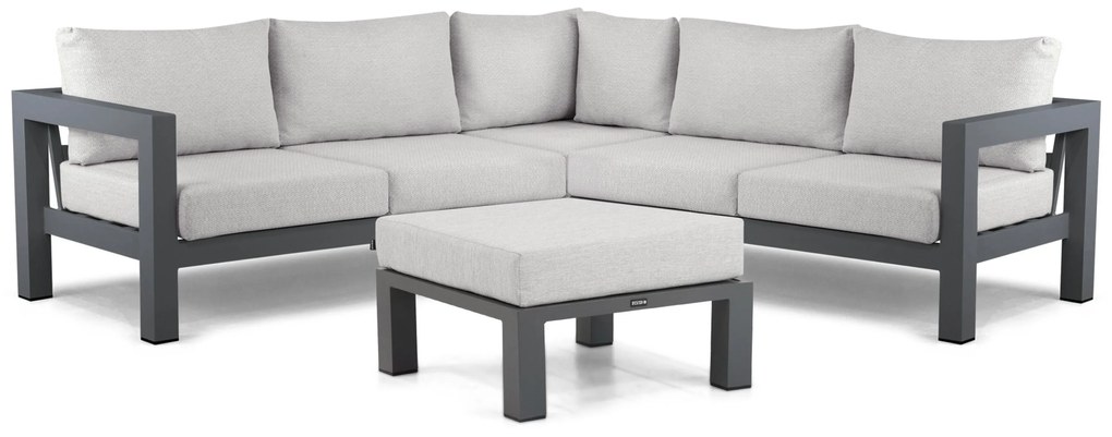 Hoek loungeset 5 personen Aluminium Grijs  Lifestyle Garden Furniture Luca