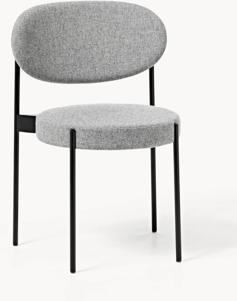 Gestoffeerde stoel Series 430 van wol, design Verner Panton