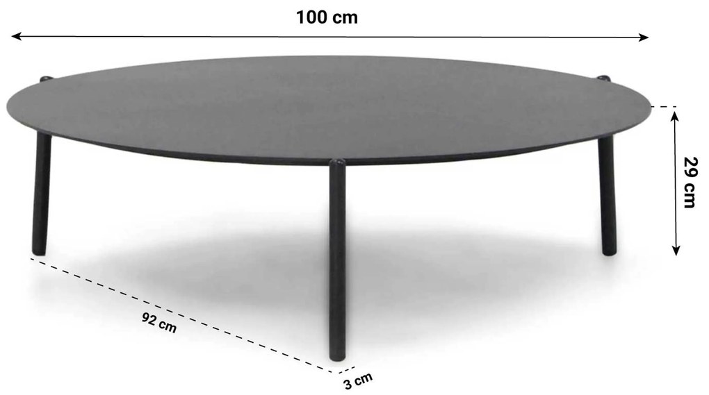 Hoek loungeset 6 personen Aluminium/Rope Grijs Coco Ralph/Pacific