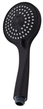 Saniclear Nero inbouwregendouche 20cm met wandarm, 3 standen handdouche en glijstang zwart mat