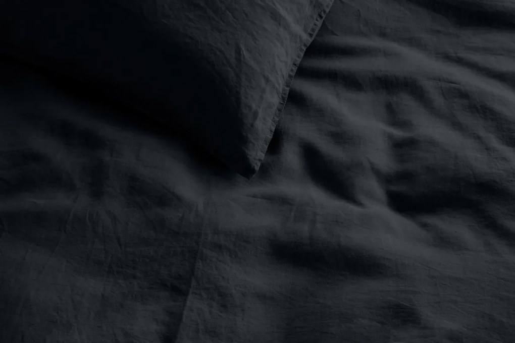 Dekbedovertrek fair - biologisch katoen - 240x200/220 - antraciet