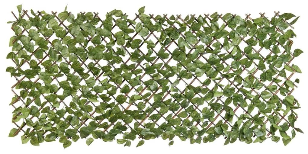 Nature Tuinlatwerk met laurier groene bladeren 90x180 cm