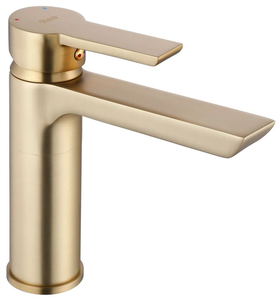 Wastafelkraan Rea Argus Gold Brush Low