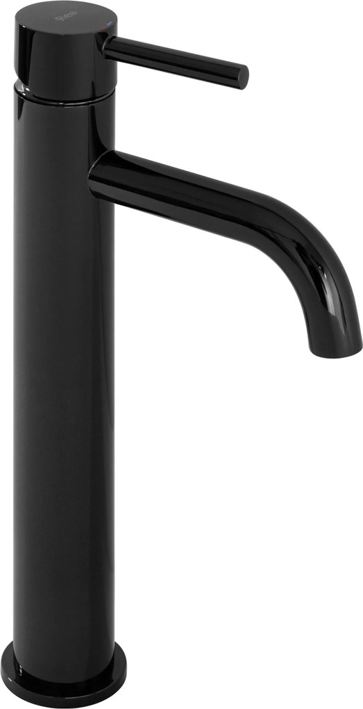 Wastafelkraan Rea Lungo Black Metallic High