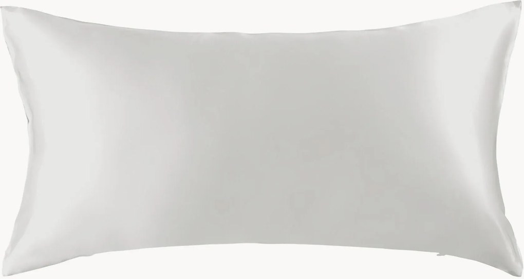 Zijde kussensloop Silk White van 4A moerbeizijde, 22 momme