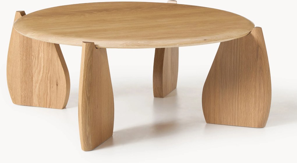 Ronde XL salontafel Hilda van eikenhout