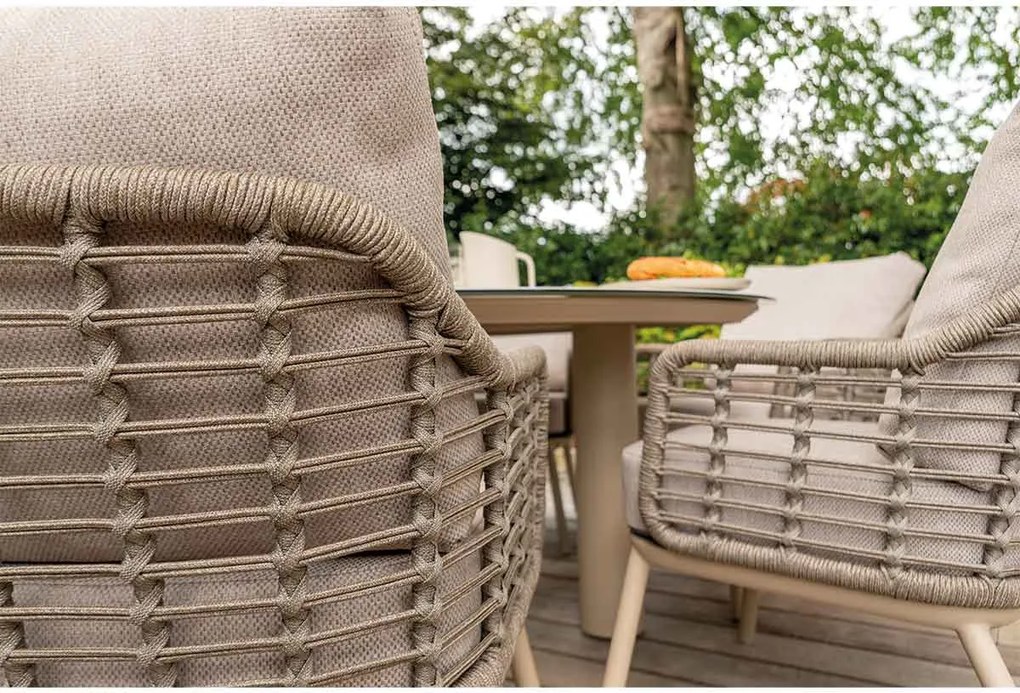 Taste by 4 Seasons Puglia lage tuinstoel - latte