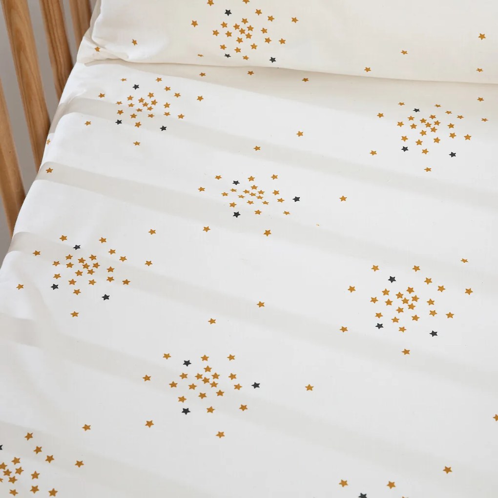 Hoeslaken voor babybed, perkalkatoen, omslag 17 cm