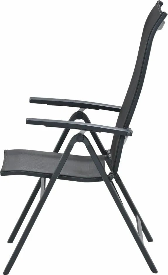 Garden Impressions Siena tuinstoel verstelbaar - donker grijs