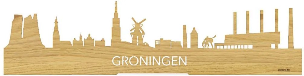 Standing Skyline Oud Groningen Eiken - 40 cm