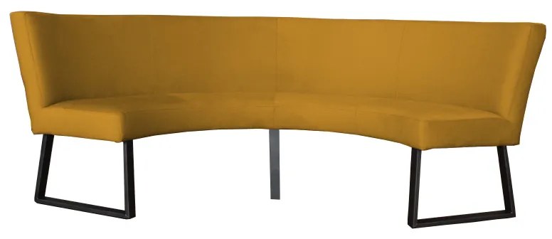 Eetkamerbank - Rotterdam - stof Element goud 08 - geschikt voor tafel 130 cm
