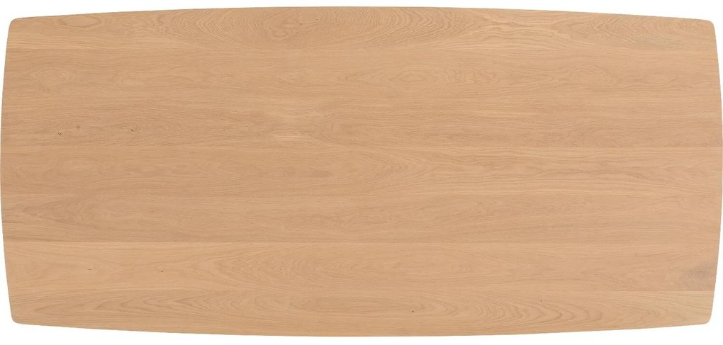 Goossens Excellent Eettafel Uniek, Semi rechthoekig 220 x 100 cm