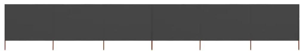 vidaXL Windscherm 6-panelen 800x80 cm stof grijs