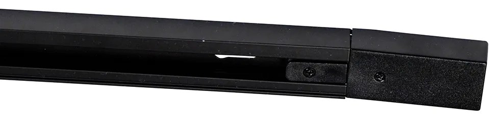 Modern railsysteem met 5 Spot / Opbouwspot / Plafondspots zwart met donker brons 1-fase - Iconic Kohua Modern GU10 Binnenverlichting Lamp