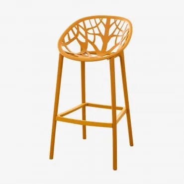 Verpakking Van 4 Ores Polypropyleen Hoge Tuinkrukken Mosterd & ↑65 Cm - Sklum