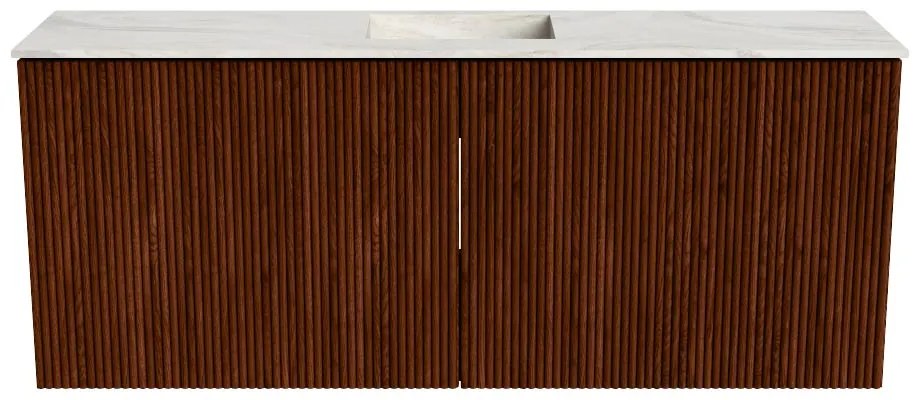 Mondiaz Joya DLux 100cm toiletmeubel ruby met wastafel faye midden zonder kraangat ostra
