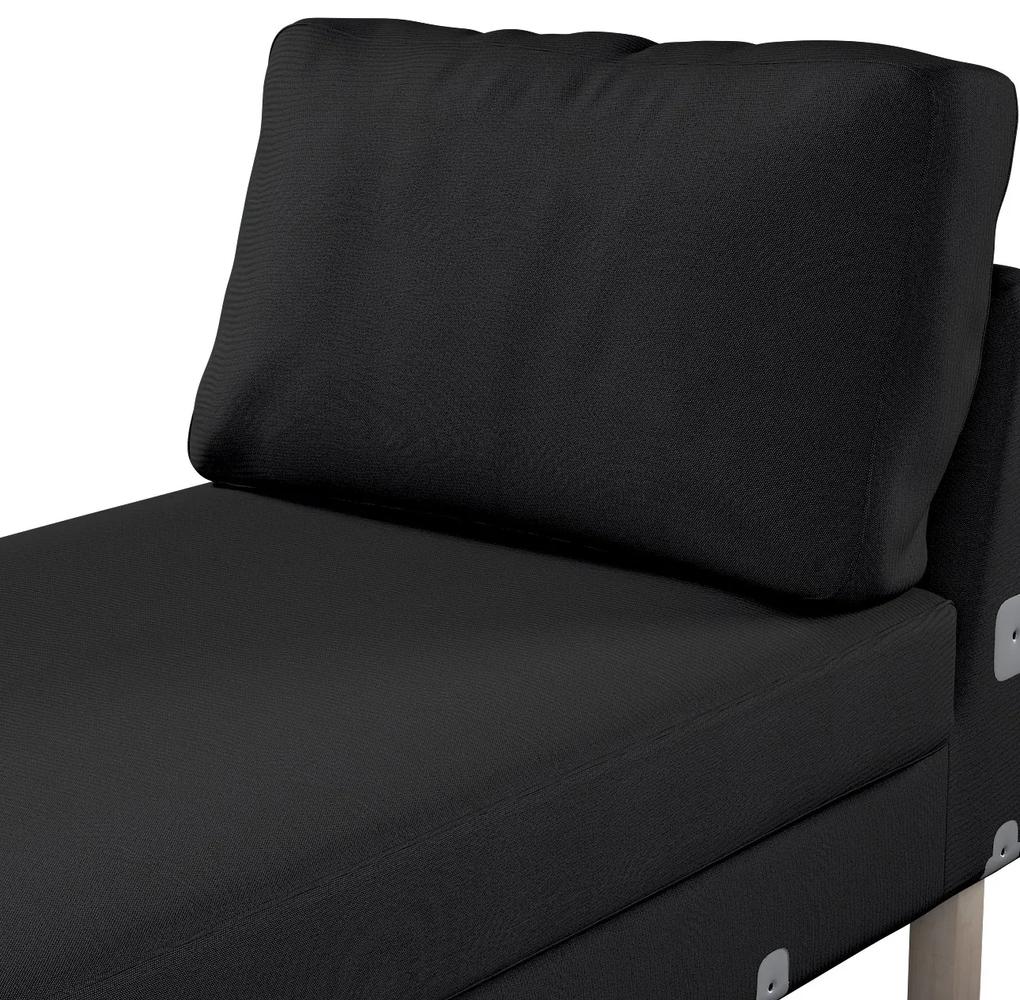 Dekoria Model Karlstad chaise longue bijzetbank, zwart