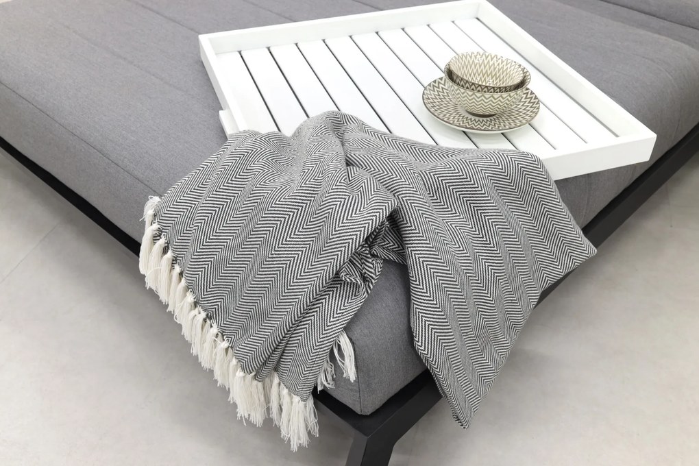 Mexico 2-persoons ligbed - Sunbrella/Light grey