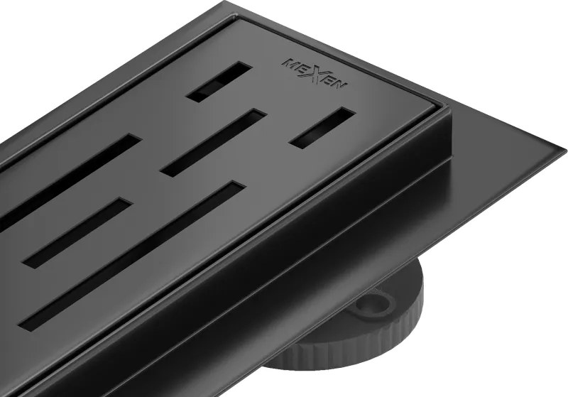 Mexen Flat 360° M01 draaibare lijnafvoer 60 cm, zwart - 1720060-40