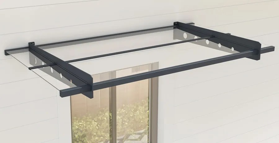 Daszek nad drzwi Dortmund 80 x 150 cm CoverTech antracyt