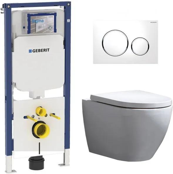 Geberit UP720 Toiletset - Inbouw WC Hangtoilet Wandcloset Rimfree - Beauti Sigma-20 Wit