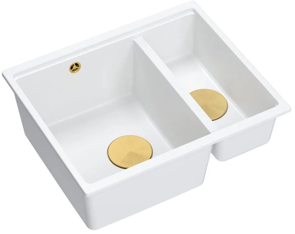 granieten spoelbak Logan 150 White