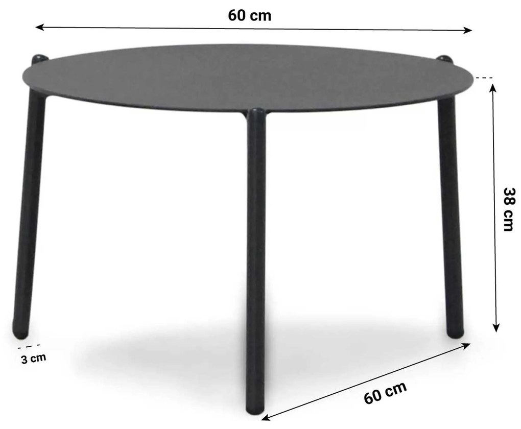 Hoek loungeset 5 personen Aluminium Taupe Coco Ewa/Pacific