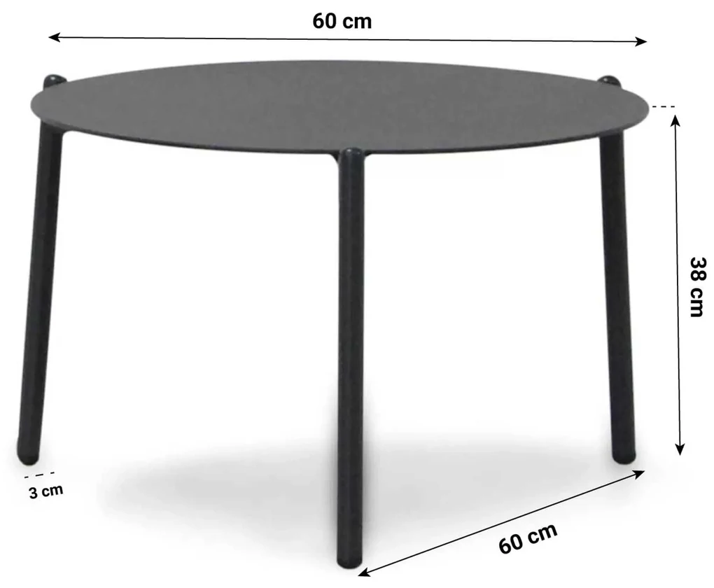 Loungeset tuin 5 personen Aluminium Taupe  Coco Ewa/Pacific