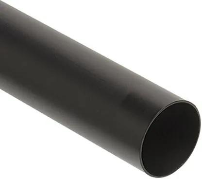 Gordijnroede zwart 120cm 28mm