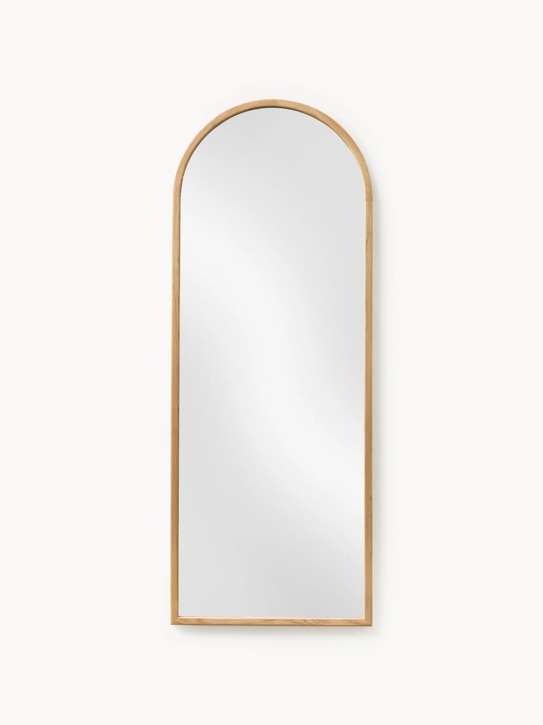 Volledige wandspiegel Levan met eikenhouten lijst
